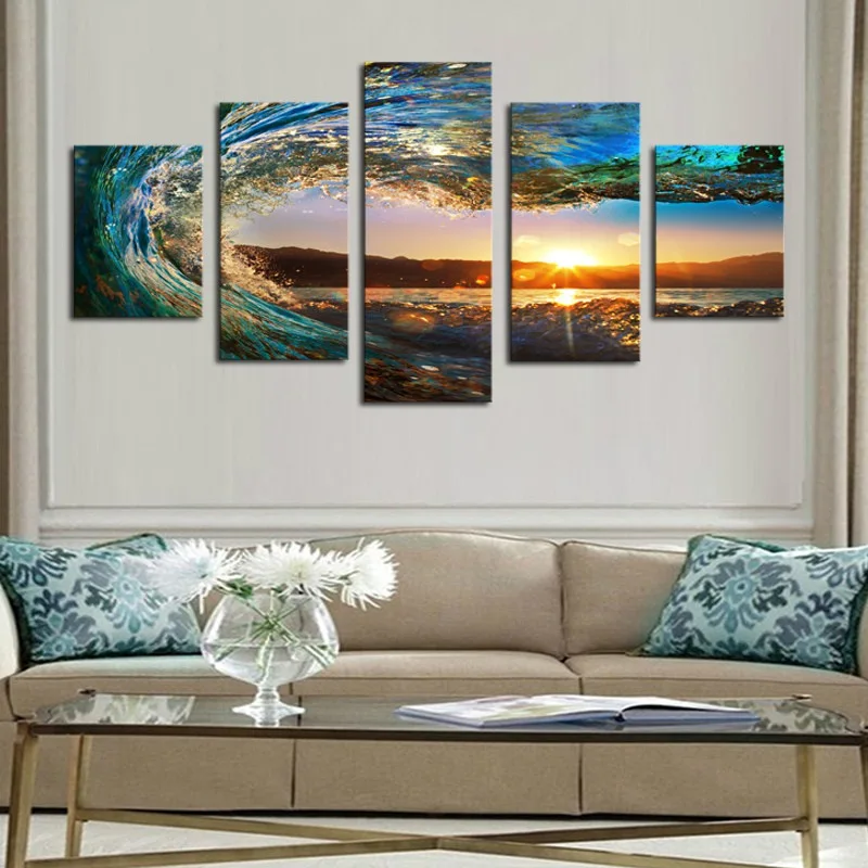 

5pcs/set 5D Diamond Painting Cross Stitch Crafts Kit Splicing Living Room Home Wall Decoration DIY Diamond Paintings tm