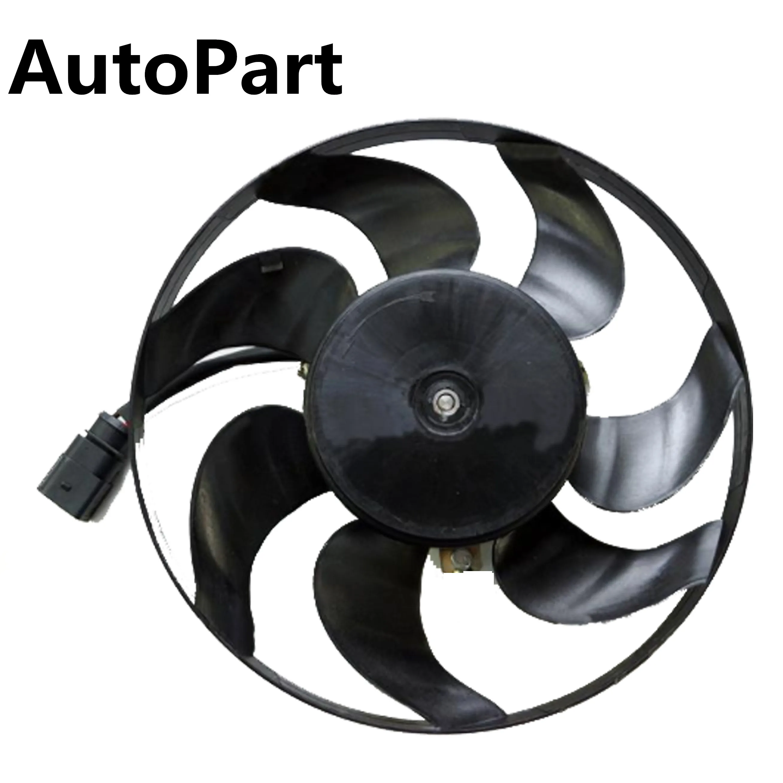 

3C0 959 455 G 1K0959455DH 100 236 0050 Radiator Cooling Fan Assembly For VW Rabbit Jetta Golf GTI Passat B6 Rated Power 200W