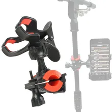 Plastic Music Microphone Stand Holders Mount Bicycle Motor Bike Clip Holder Mic Stand For Samsung Smart Phones