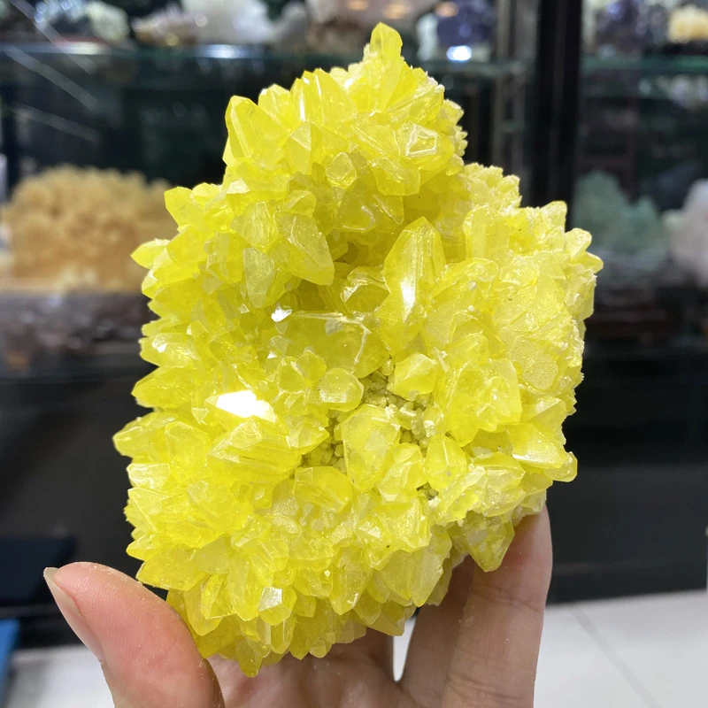 1pcs Hot Natural Rough Stone Crystal Cluster Raw Rough Yellow Bulk Native Sulfur Solid Rock Sulfur For Home Decoration Stones Aliexpress