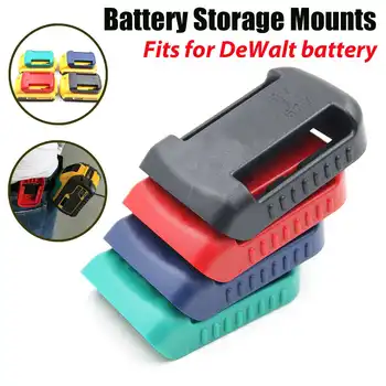 

Mounts Battery Lock For Dewalt 18V/20V/54V/60V Shelf Rack Stand Holder Slots Van Case Hanger Tool Holder For Batteries Storage