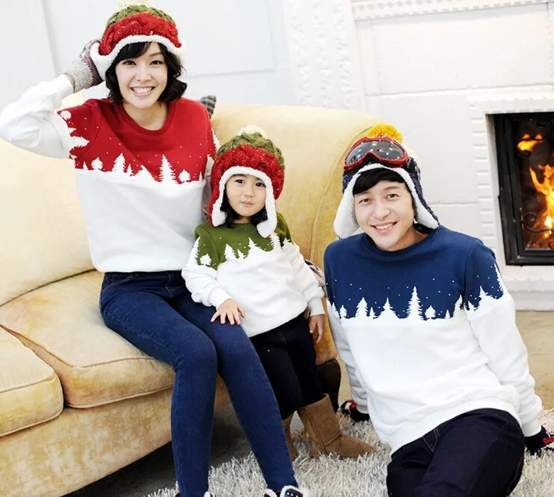 Одинаковые рубашки для всей семьи одинаковая одежда для матери и дочери толстовки с капюшоном для отца и сына семейная одежда для рождественских праздников одинаковые комплекты для семьи