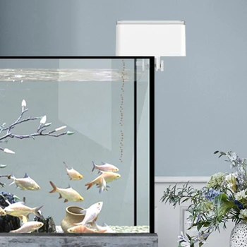 

Aquarium Fish Tank Intelligent LED Automatic Feeder Timer Food Dispenser 70ml M68E