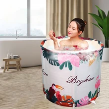 Портативная Складная Ванна, отдельная семейная ванная комната, спа-ванна, полное тело, для взрослых, Складная Ванна 70 см, легко моется, ванна, артефакт