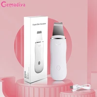 Ultradźwiękowy Peeling skóry urządzenie do czyszczenia twarzy Ion trądzik usuwająca zaskórniki Peeling łopata Cleaner masażer twarzy lifting twarzy maszyna 1