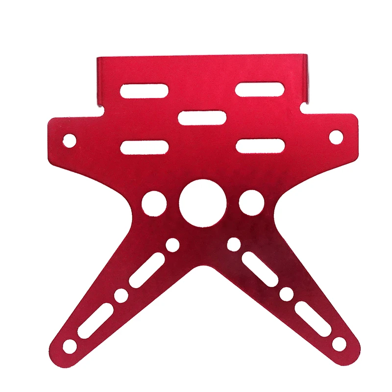 

Universal Motorcycle License Plate Holder Aluminum Alloy Mount Bracket Adjustable Registration Number Motobike Tail Light Holder