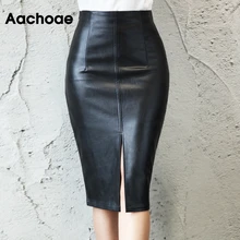 plus size leather skater skirt
