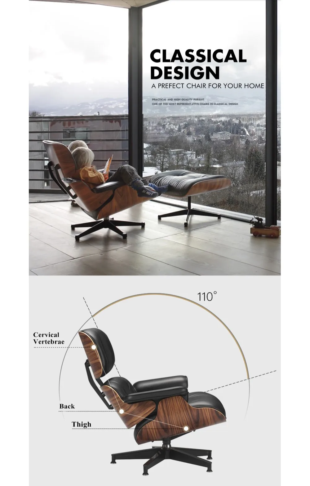Lounge Chair With Ottoman By Charles Eames
