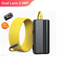 Endoscope sans fil d'endoscope industriel d'endoscope de double lentille avec la caméra imperméable de bourdonnement d'inspection de 6 lampes LED réglables IP67