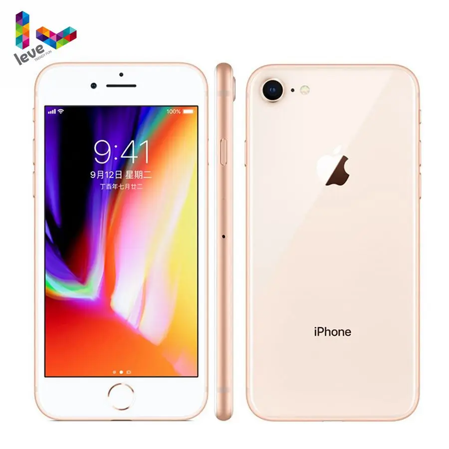 Разблокированный Apple iPhone 8 4 7 дюйма 4G LTE 2 Гб ОЗУ 64 ГБ/256 ПЗУ оригинальный iOS 11