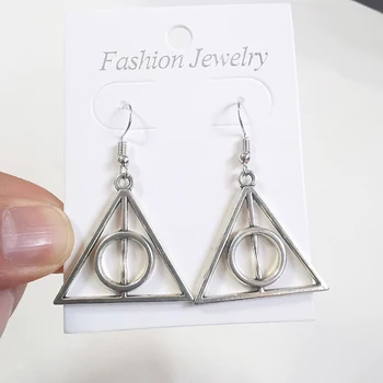 

New Fashion Vintage Triangle Drop Dangle Earrings Women Gift Goth Punk Bijoux Female Earring Pendientes Kolczyki Boho Jewelry