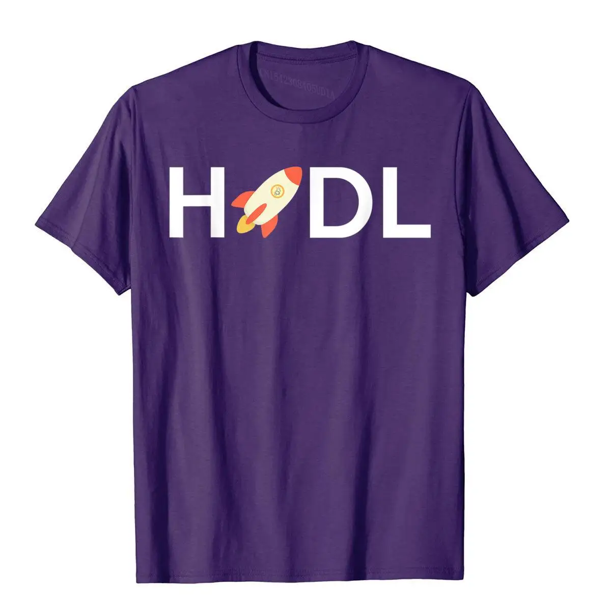 Funny HODL Bitcoin Dogecoin Shirt Cryptocurrency TShirt T-Shirt__A9860purple