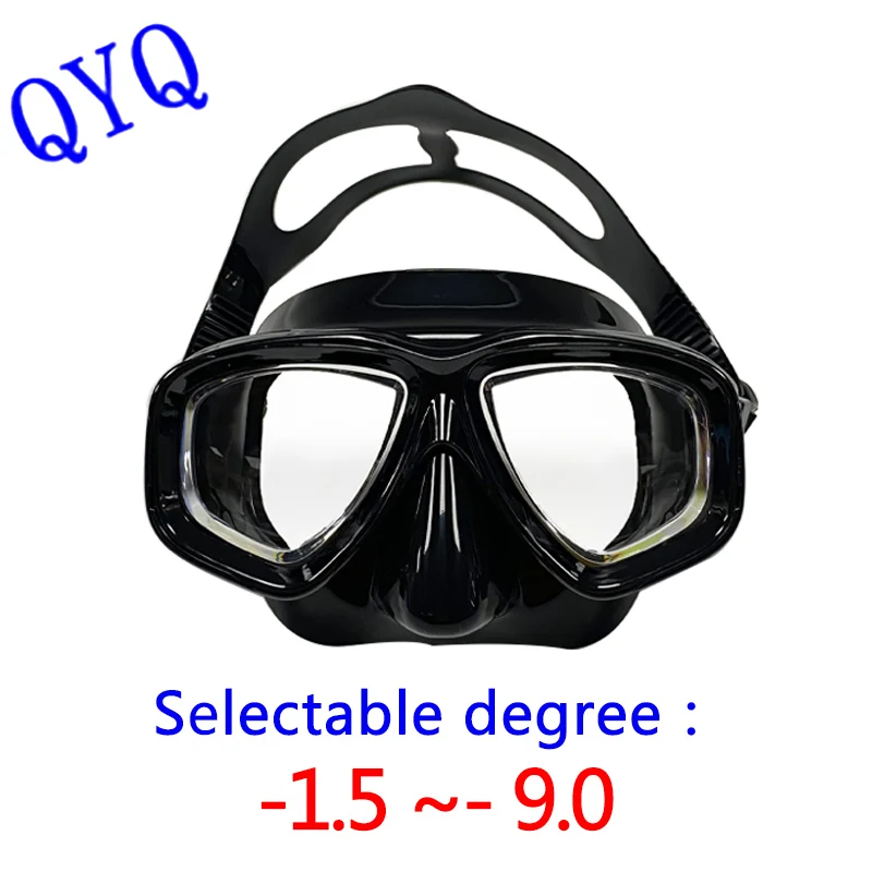 Official genuine QYQ Snorkeling mask optical myopia lens mask suit