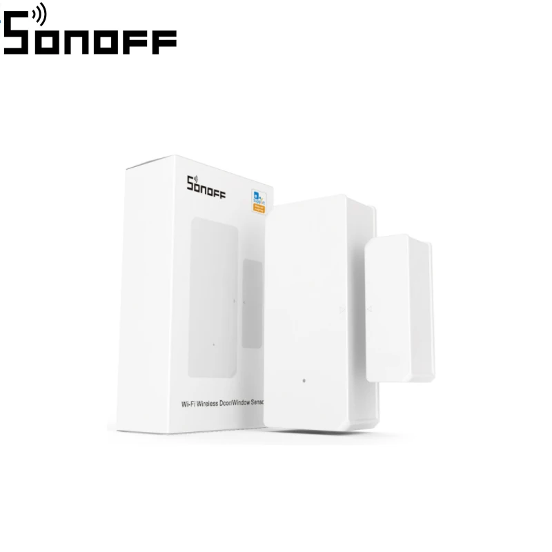 SONOFF DW2 WiFi/ SNZB-04 Zigbee Window Door Sensor Door Open/Closed Detectors EWeLink App Notification Smart Home Security Alarm sos panic button Alarms & Sensors