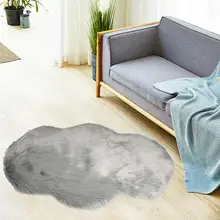 Пушистые коврики теплый ковер подушка диван напольный коврик для гостиной спальни пушистая шерсть подушка для сиденья длинная кожа мех простые пушистые коврики