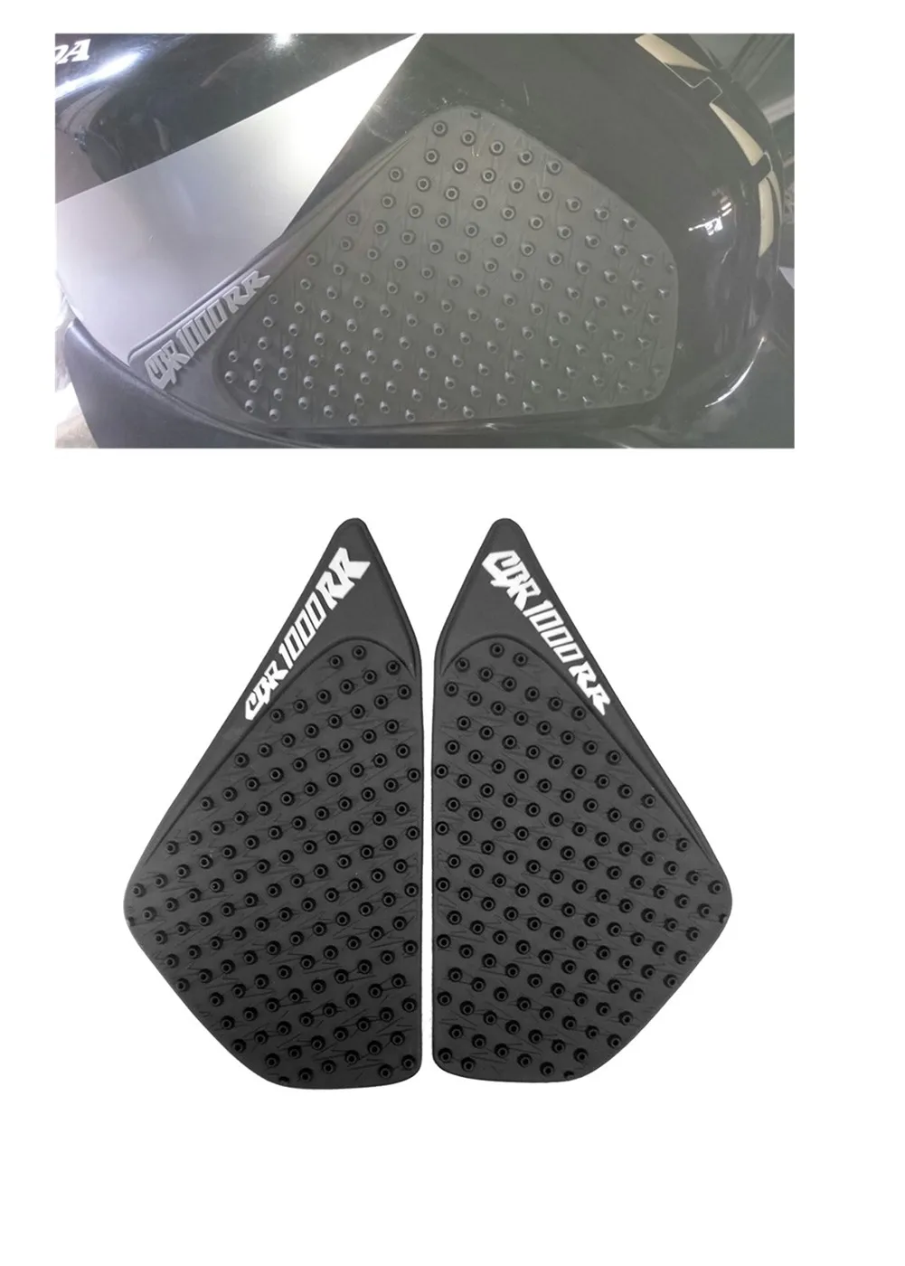 Motorcycle Tank Gas Protector Pad Sticker Fiber Rubber Decal YG031 Fit For Suzuki SV1000//S 2003 2004 2005 2006 2007 2008 2009 2010