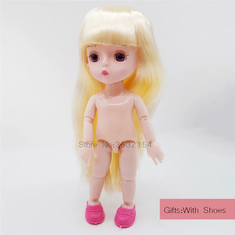 1/12 BJD куклы 13 шарниров DIY наряды Прекрасная принцесса куклы игрушки ручной работы оригинальные куклы для девочек игрушки для детей подарки на день рождения - Цвет: D Doll