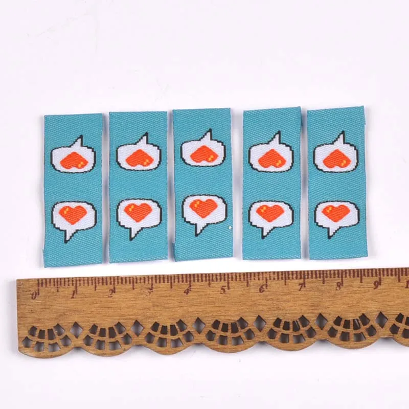 50Pcs/Lot Multicolor embroidery Labels Sewing Garment Handmade Accessories Clothes Care Bags Tags DIY Crafts 1.5x4cm c2777 packaging labels clothing labels garment labels sewing labels