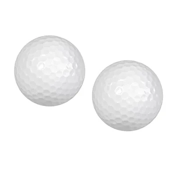 

2 Pieces White Floating Golf Balls Water Golf Practice Ball Indoor Outdoor Practice Training Aid Golf Supplies