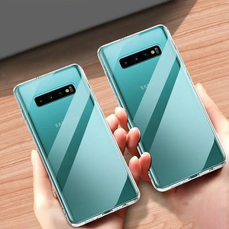 

Ultra Thin Soft TPU Case for Samsung Galaxy Note 10 Pro A50S A30S A20S A10S S10 S9 S8 Plus A6 A8 Plus A7 2018 Clear Back Cover