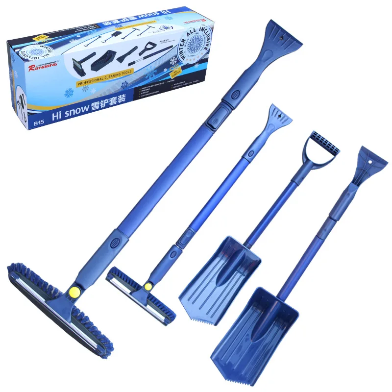 

Rundong Snow And Ice Removal Tool Kit Snow Shovel Ice Scoop Wiper Combination Winter 4S Shop Gift Selection B15