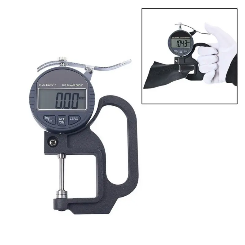 

Tube Thickness Gauge 0.001mm Electronic 0-10mm Digital Tube Micrometer Rough Tube Thickness Gauge Dial Gauge Measuring Tools