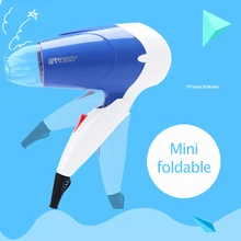 Foldable Handle Hair Dryer Portable Travel Dryer Professional Electric Hair Dryers 1300W Small Hair Salon Equipment Tools 40D