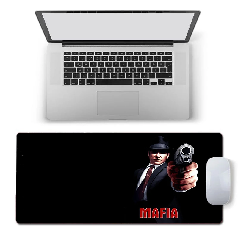 Mafia Mouse Pad Gamer tapis souris Desk Mat PC Computer Sexy Anime Mousepad Keyboard kawaii gaming Accessories LOL Mausepad