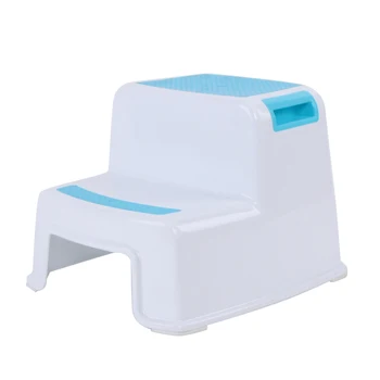 

2 Step Stool Toddler Kids Stool Toilet Potty Training Slip Resistant for Bathroom Kitchen JAN88