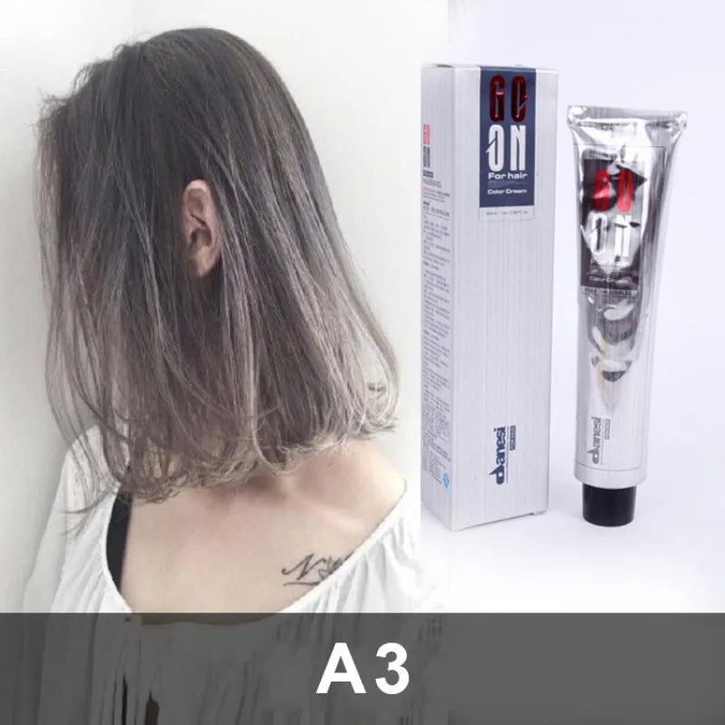 Hotsale Smoky Gray Punk Style Light Grey Silver Permanent Hair Dye