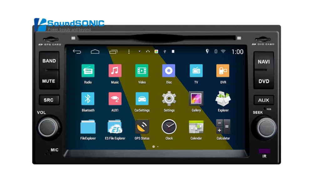 S160 для Kia Rondo Android 4.4.4 Авторадио Стерео Радио DVD GPS навигация СБ Navi мультимедиа
