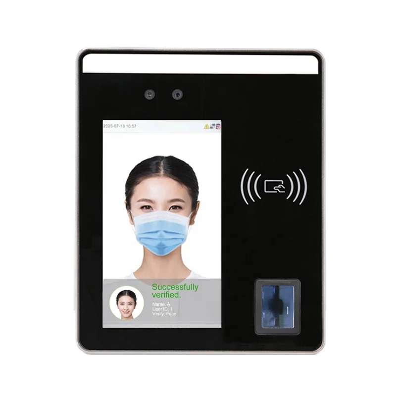 ZK-sensor de huella dactilar SpeedFace-H5L, sensor biométrico de Palma, reconocimiento Facial RFID, Control de acceso con tarjeta, sistema y tiempo de asistencia