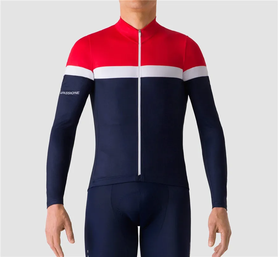 Высокое качество Core pro fit термальный флис Велоспорт Джерси с длинным рукавом зимняя одежда для велоспорта дорожная Экипировка велосипедиста для 8-16 платье - Цвет: pic color