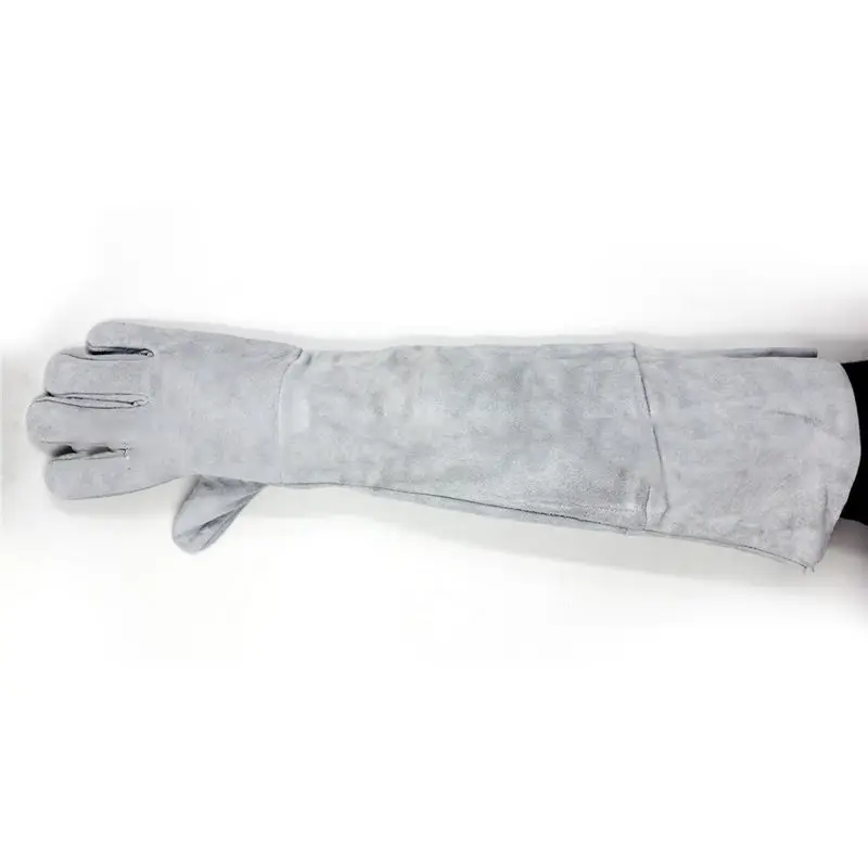 50cm Length Welding Gloves COMBO Welder Tool Heat Shield Guard Protective Heat Resistant Fireproof Leat (5)