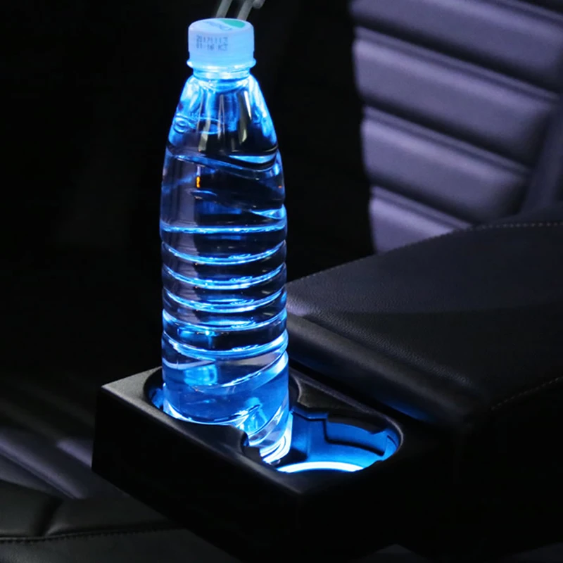 2pcs Led Car Cup Holder logo Light For Toyota Nissan Ford Volkswagen Skoda Honda Mazda Hyundai KIA luminous coaster Accessories 2pcs Led Car Cup Holder logo Light For Toyota Nissan Ford Volkswagen Skoda Honda Mazda Hyundai KIA luminous coaster Accessories