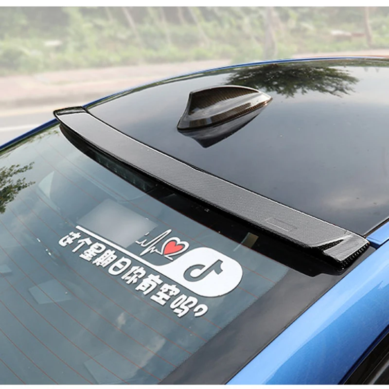 F30ACStyleCarbonFiberRearRoofWindowWingSpoilerforBMWF30