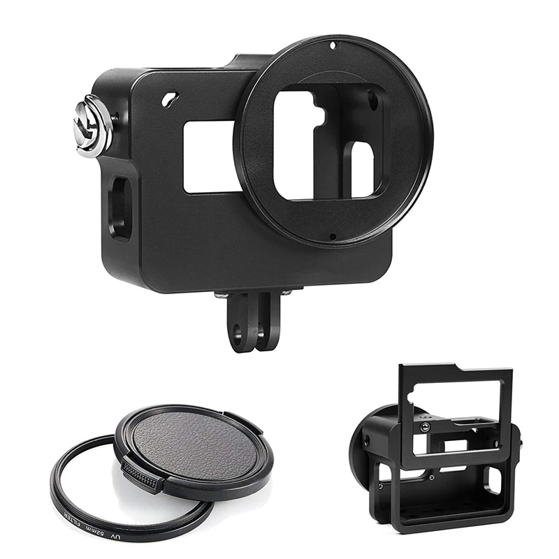 

IG-Upgrade Aluminium Alloy Protective Housing Case Skeleton Border Frame with Backdoor for GoPro Hero 5