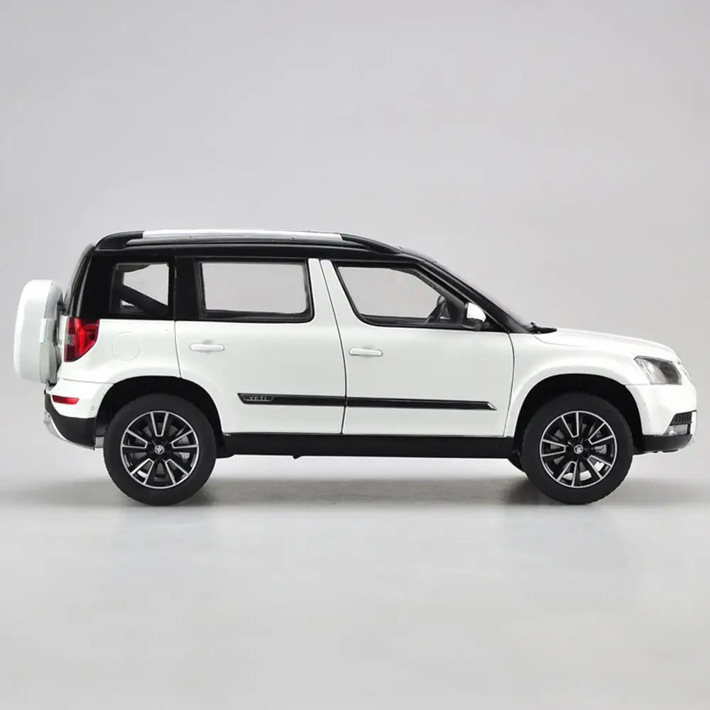 1/18 Scale VW Volkswagen Skoda Yeti SUV White Diecast Car Model Collection