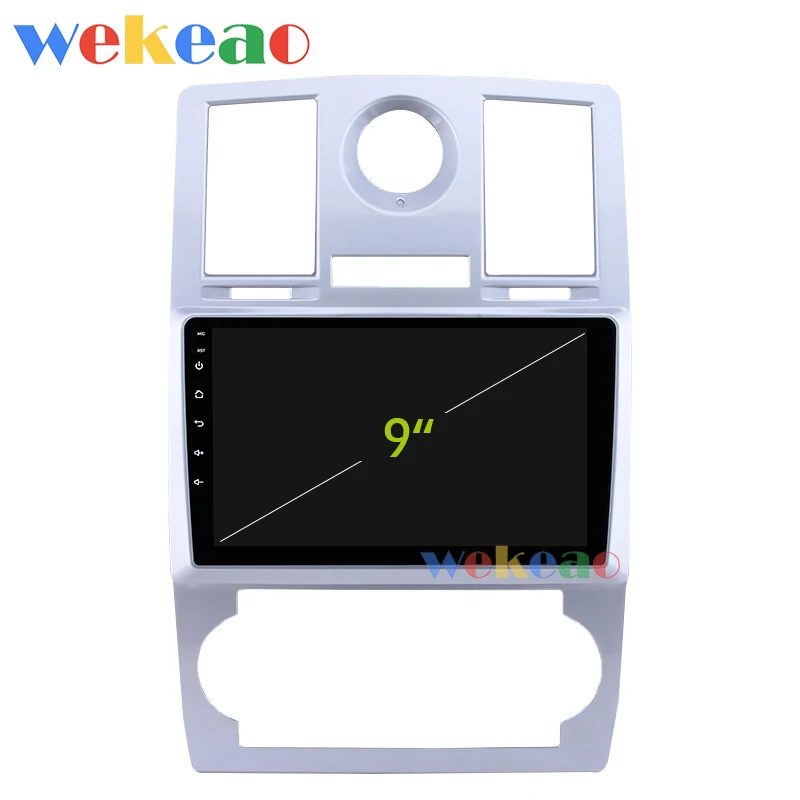 Wekeao сенсорный экран " Android 9,0 Автомагнитола для Chrysler 300C Android авто gps навигация 2004-2011 wifi 4G DSP