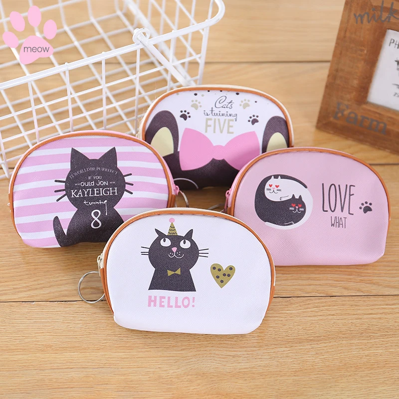 Obawa 2020 New Style Women Purse Card Holder Cat Coin Money Wallet for Fashion Package Cute Bag | Багаж и сумки