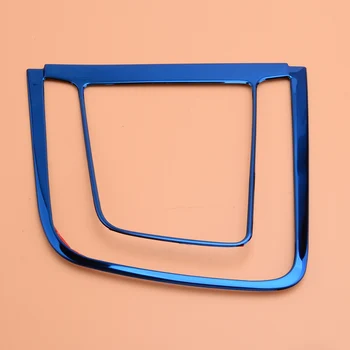 

Car Blue Stainless Steel Blue LHD Inner Gear Shift Cover Frame Trim Fit for Hyundai Elantra 2017 2018 2019 2020