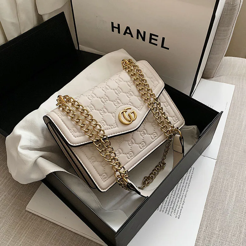 

Ladies Bag CK New 2020 Trendy All-Match Fashion Chain Balance Messenger Bag