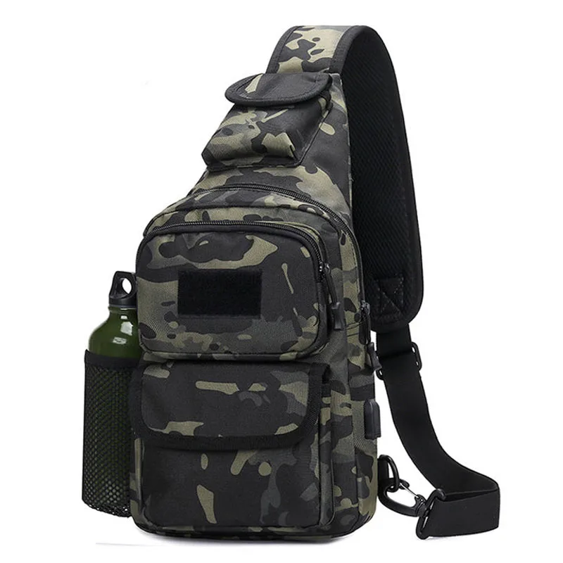camo sling backpack