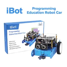 2020 novo! Lafvin ibot programável educação robô carro kit para arduino programação gráfica com manual do usuário