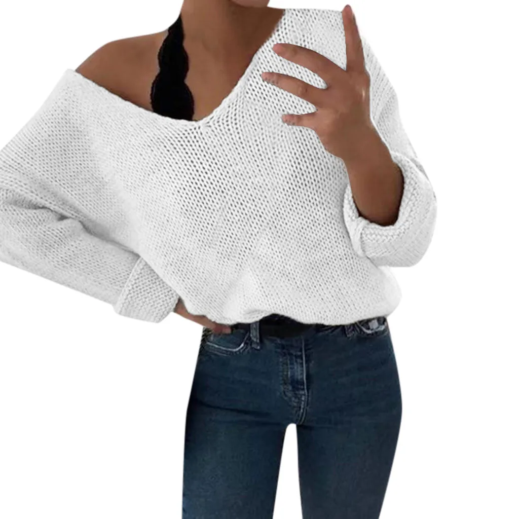 Тонкий Пуловер Женский Купить