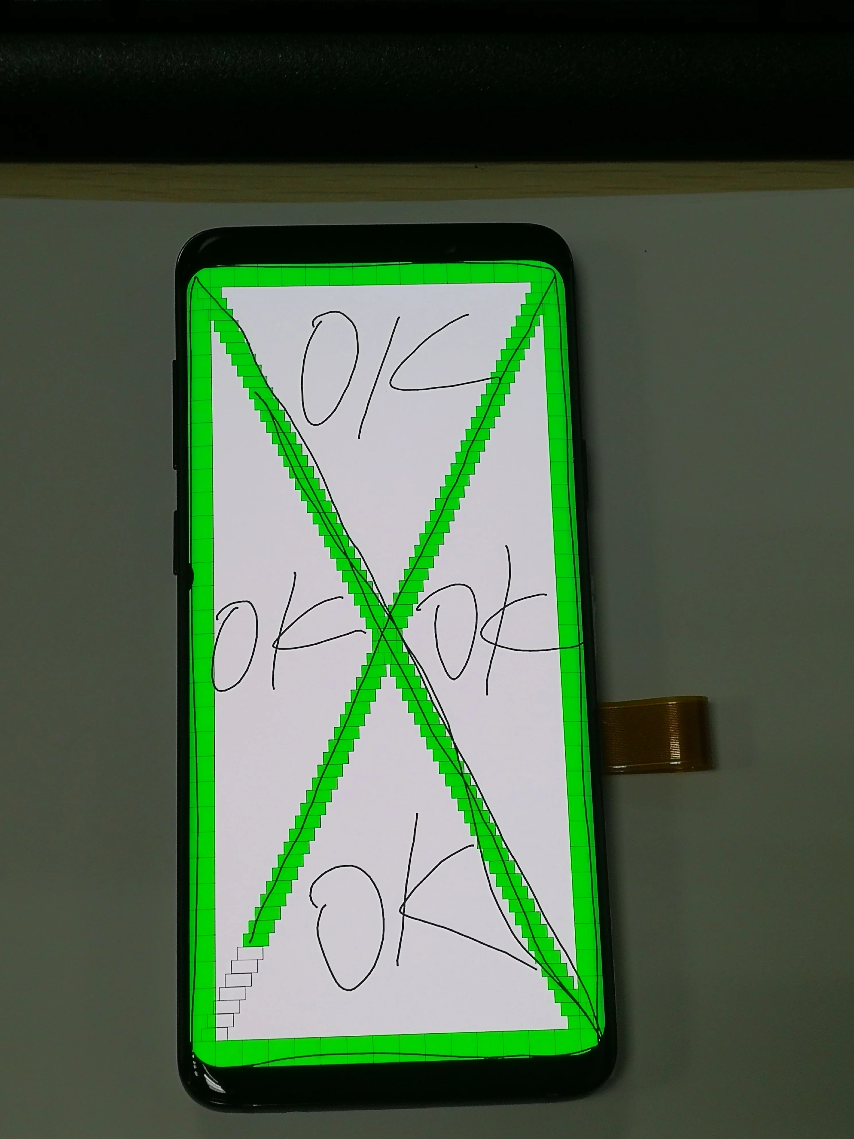 JPFix S9+ точка с рамкой для samsung Galaxy дисплей сенсорный экран дигитайзер с рамкой утечки