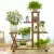 5 Tiers Wooden Flower Rack Plant Stand Multi Flower Stand Shelves Bonsai Display Shelf Yard Garden Patio Balcony Flower Stands