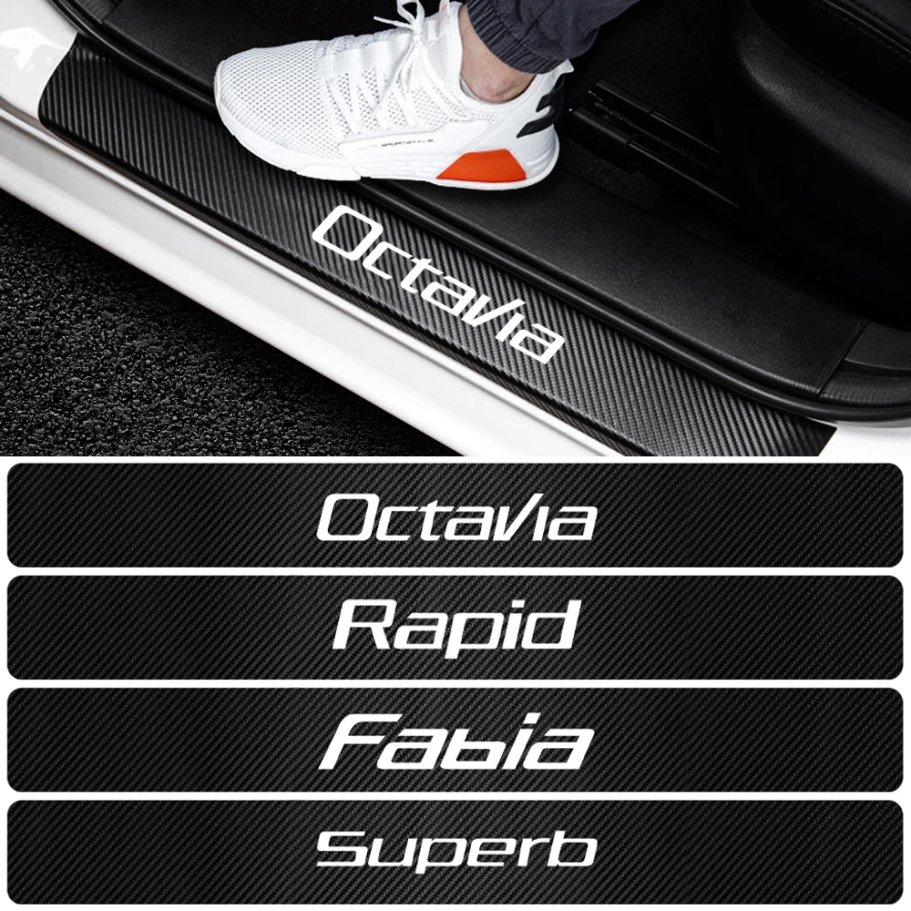 Для Skoda Octavia A5 A7 Fabia Superb Rapid Kodiaq Kamiq аксессуары автомобильный Стайлинг 4D из