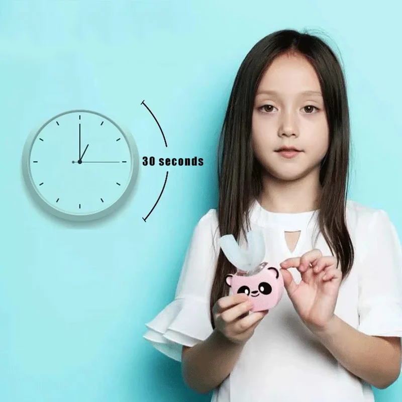 

Kids Electric Toothbrush Fully Automatic Whitening Ultrasonic Silicone Toothbrush TP899