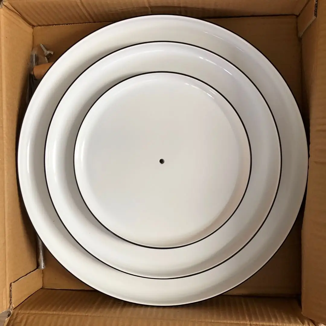 3 Tier Cake Stand Galvanized Metal Serving Tray Plant Dessert Cupcake Fruit Tiered Platter Vintage Decor for Home Party Kitchen